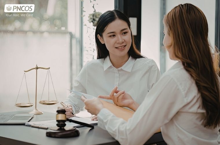 PNCOS tiến hành tư vấn cho khách hàng những sản phẩm phù hợp