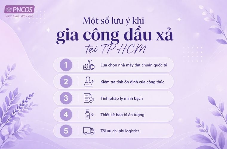 Một số lưu ý khi gia công dầu xả tại TP.HCM