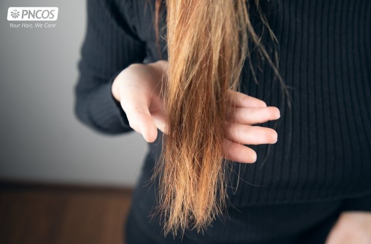 Thường xuyên uốn duỗi khiến tóc hư tổn