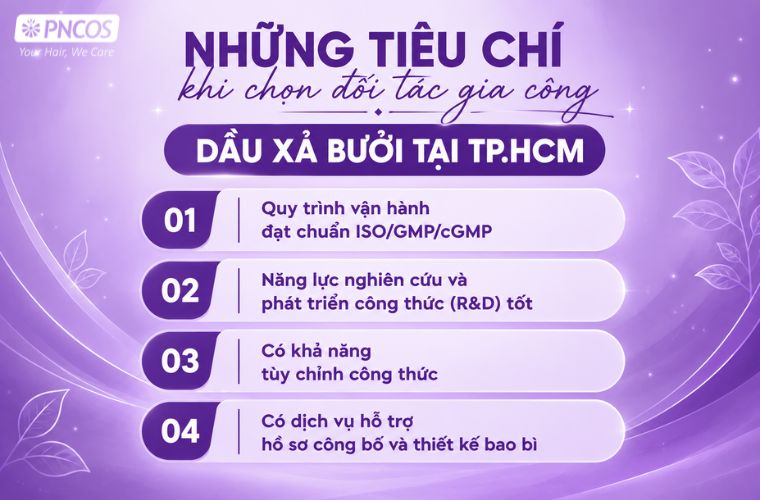 Một số tiêu chí khi chọn đối tác gia công dầu xả bưởi tại TP.HCM