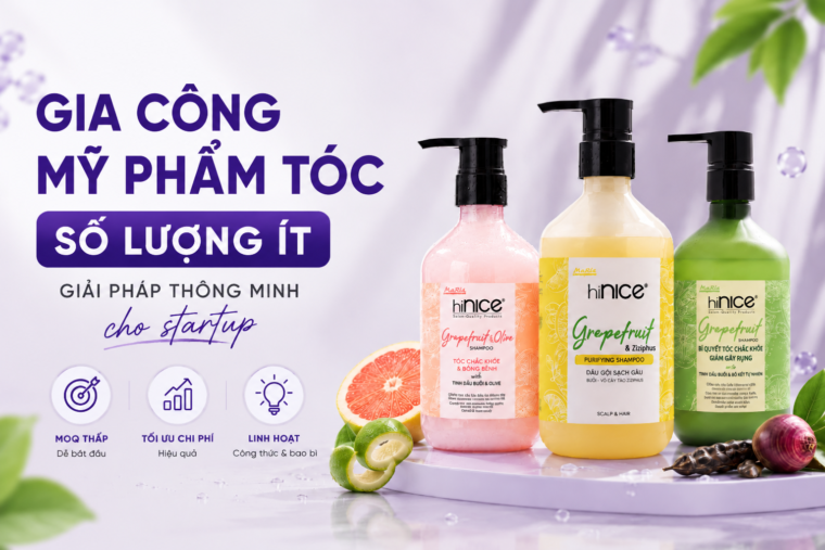 Gia công mỹ phẩm tóc số lượng ít: Giải pháp thông minh cho startup