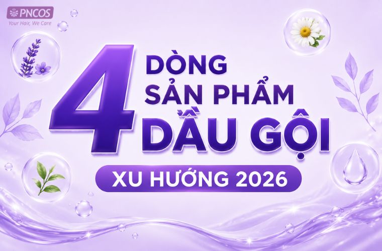 4 Dòng sản phẩm dầu gội xu hướng 2026