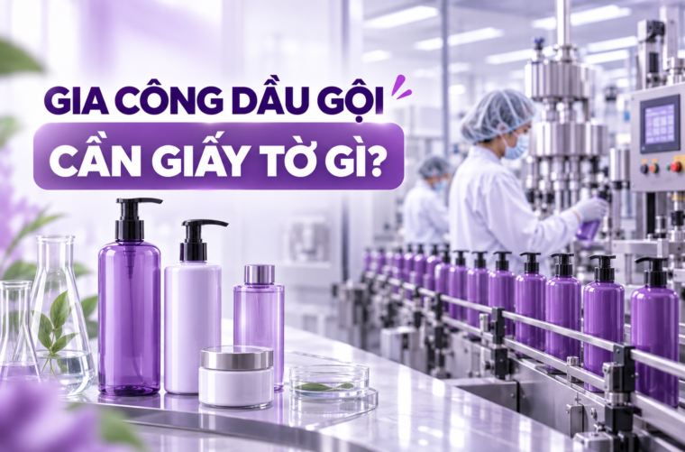 Gia công dầu gội cần giấy tờ gì? 