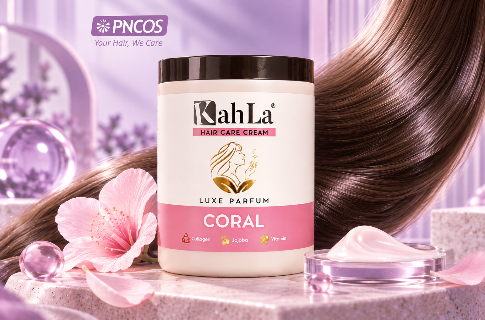 Kem ủ tóc Kahla Hair Care Cream Coral.